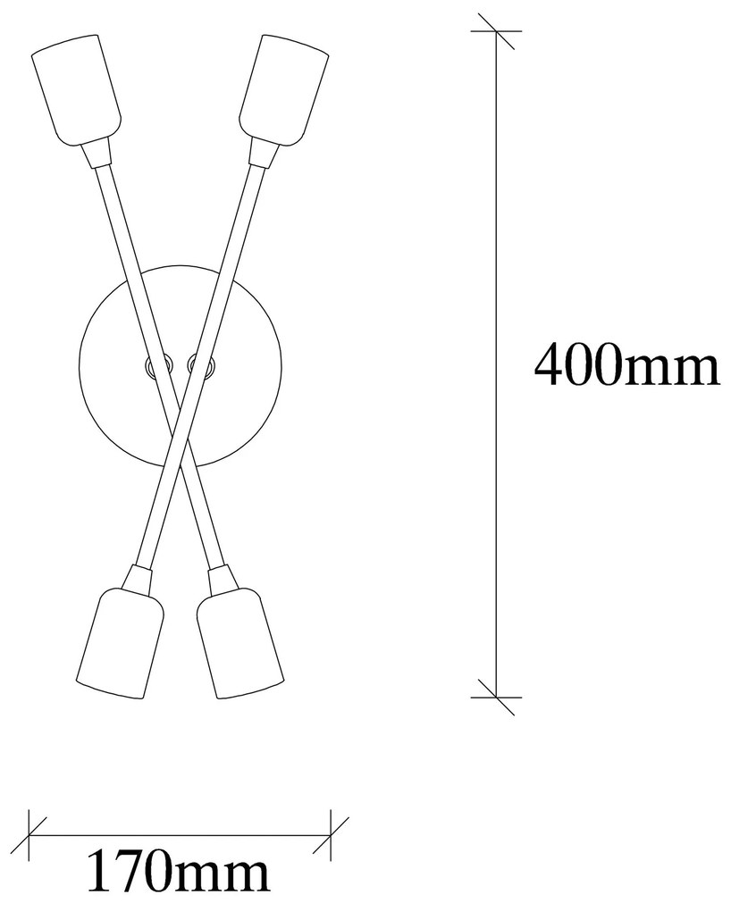 Lampă de perete Fleur - 3403