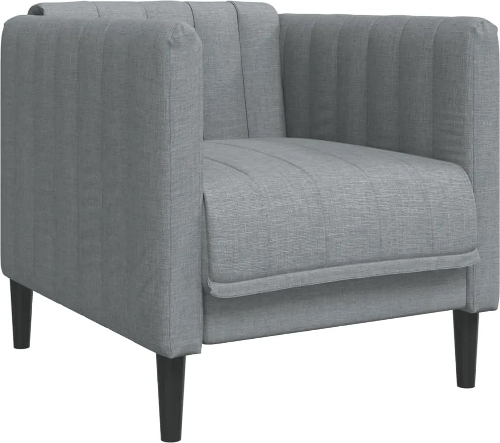 vidaXL Fotoliu, gri închis, material textil