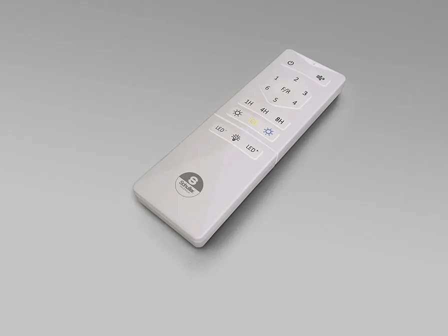 Lustra LED cu Ventilator si telecomanda, lame retractabile Venturi alb