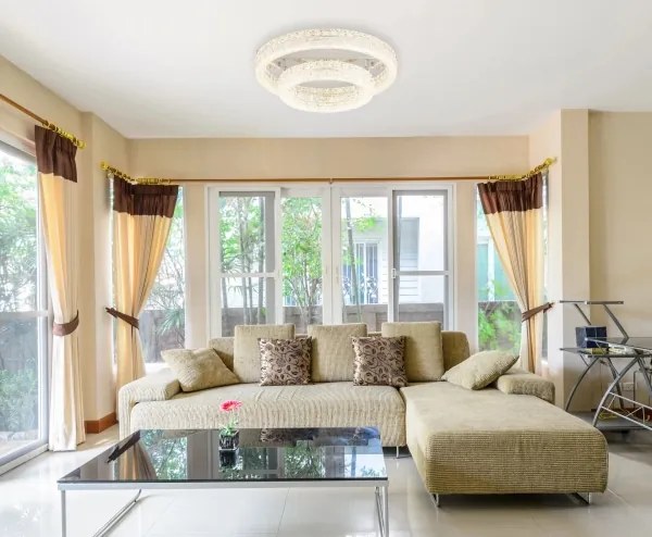 Globo 67387-60D - Plafonieră LED reglabilă LAUREL LED/60W/230V transparentă+telecomandă