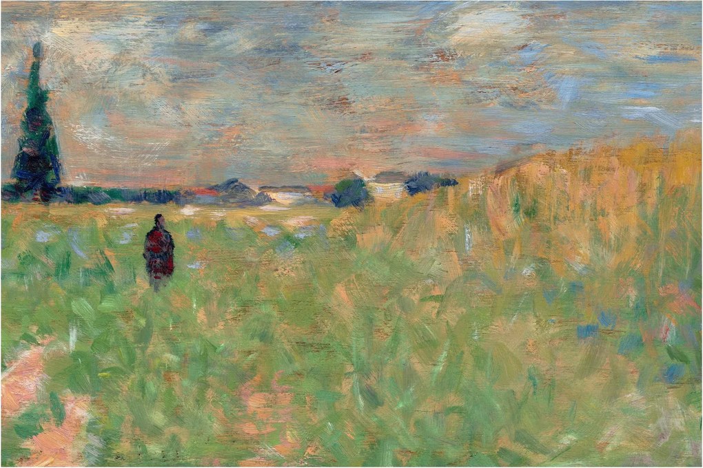 Tablou - Georges Seurat, A Summer Landscape, reproducere (90x60 cm)