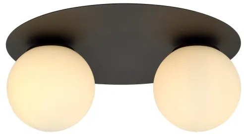 Plafonieră SOLAR 2xE14/10W/230V negru/alb