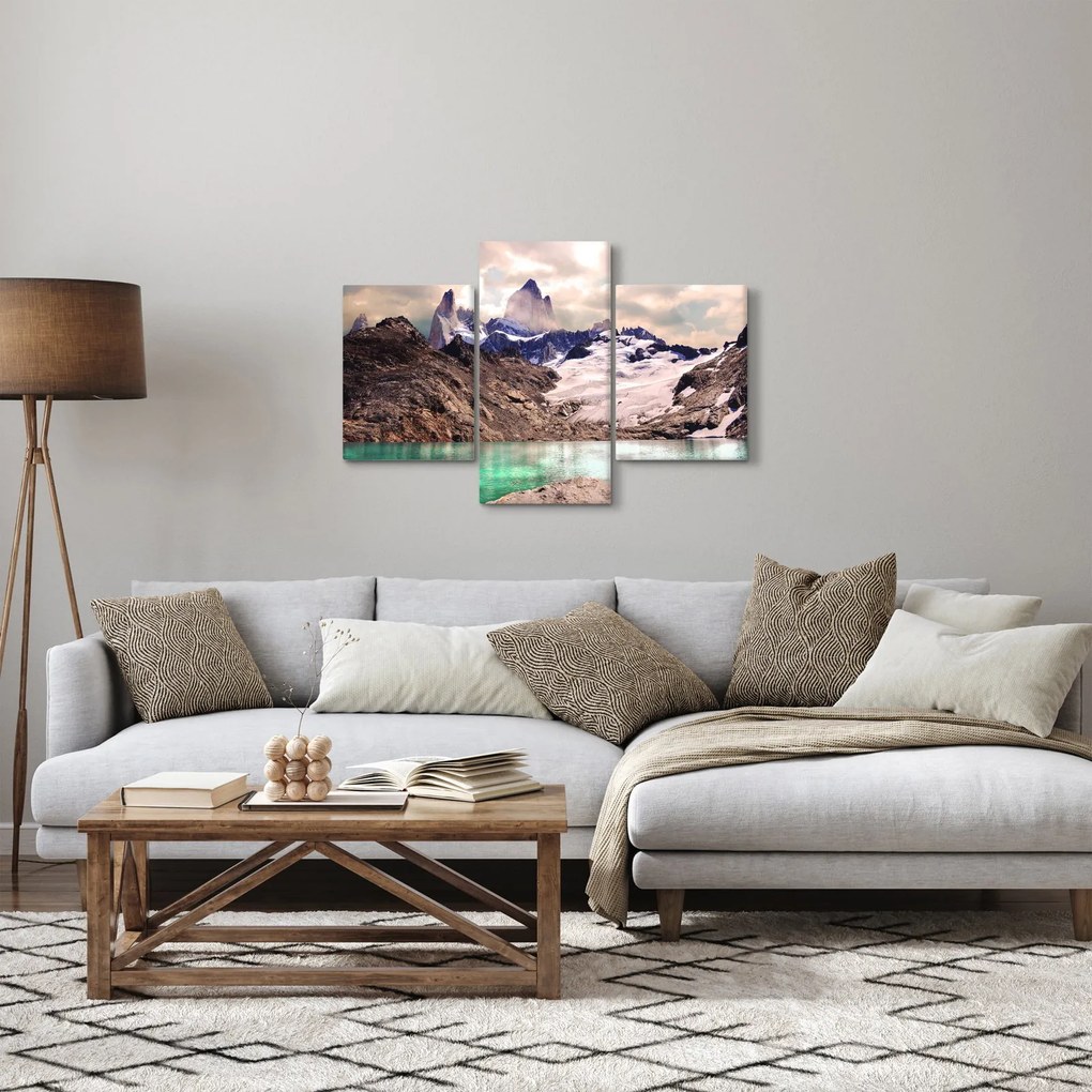 Tablou cu lac montan (90x60 cm)