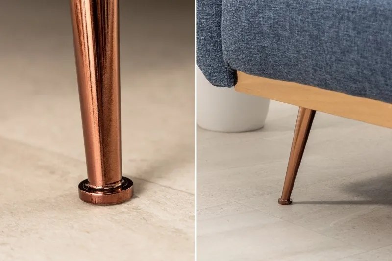 Canapea extensibila Bellezza 210cm, albastru