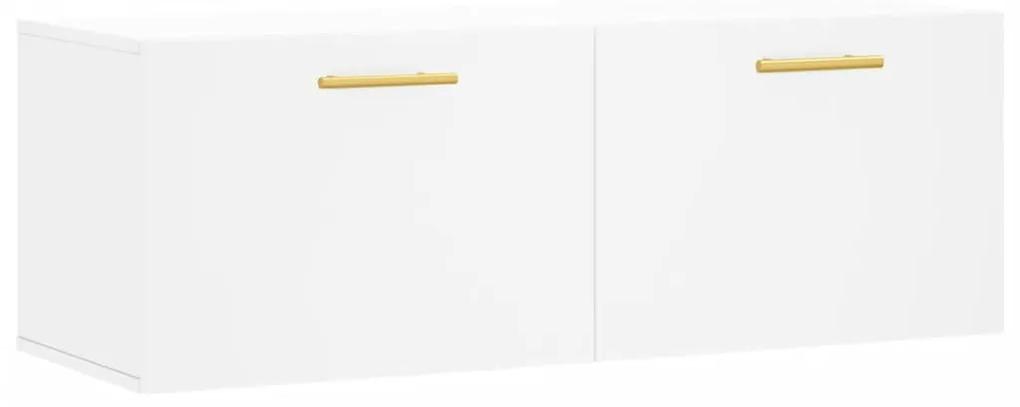 830116 vidaXL Dulap de perete, alb, 100x36,5x35 cm, lemn compozit