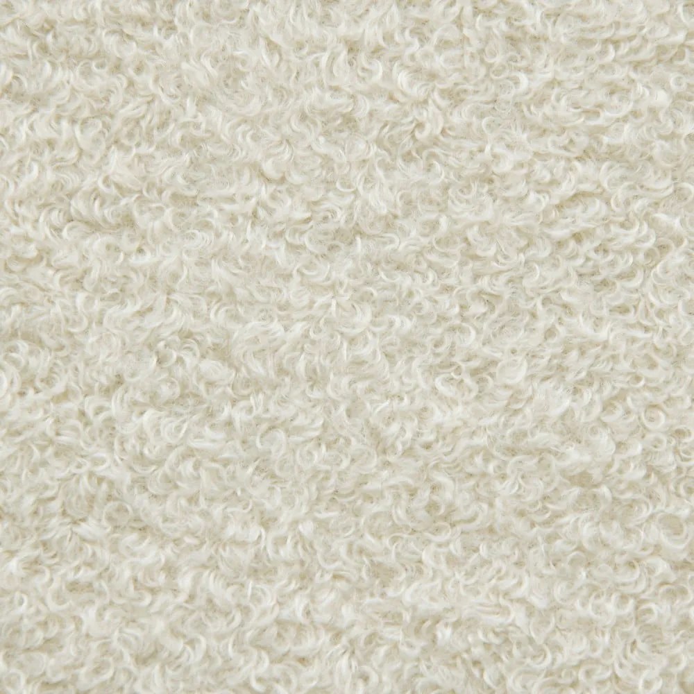 Fotoliu bean bag gri deschis cu tapițerie din țesătură bouclé Sofa MooG – SLOWDOWN