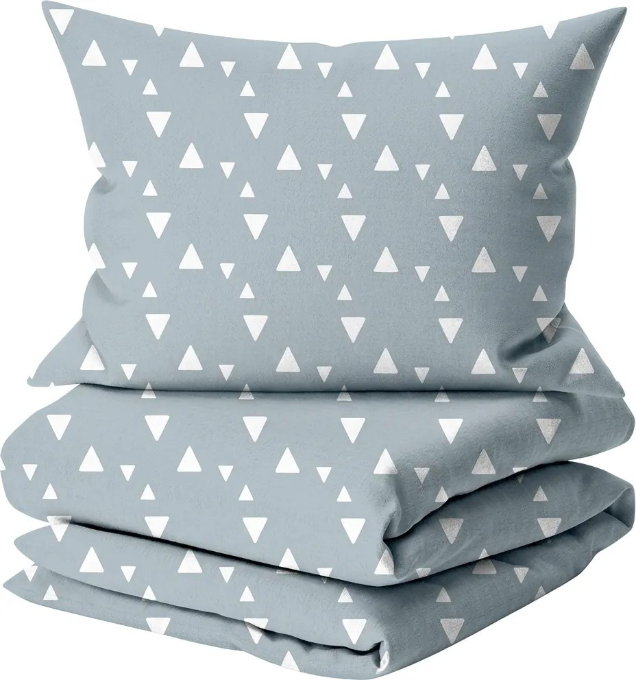 Lenjerie de pat flanel MILOU gri Dimensiune lenjerie de pat: 2 ks 60 x 70 cm | 240 x 200 cm