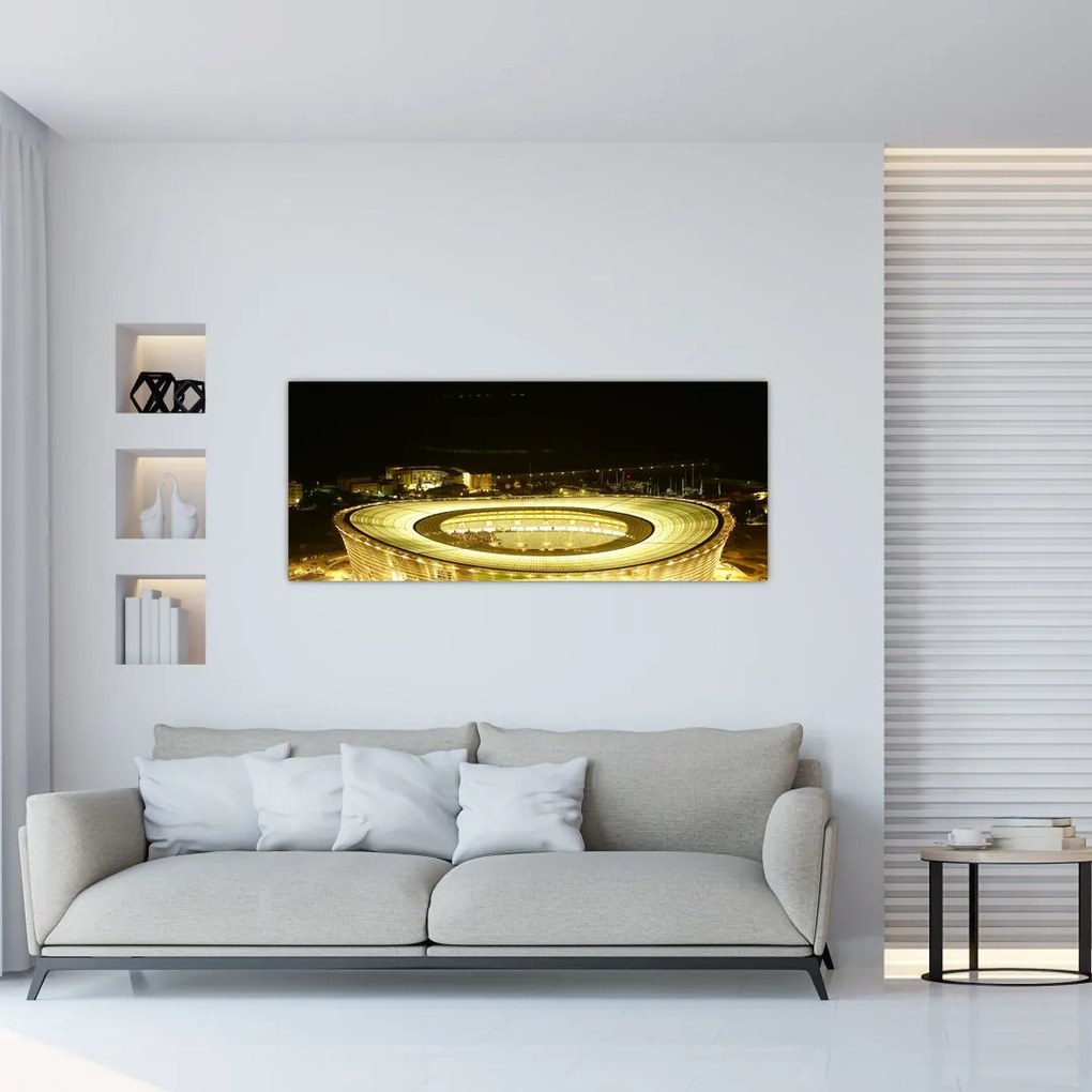 Tablou - stadion de fotbal (120x50 cm)