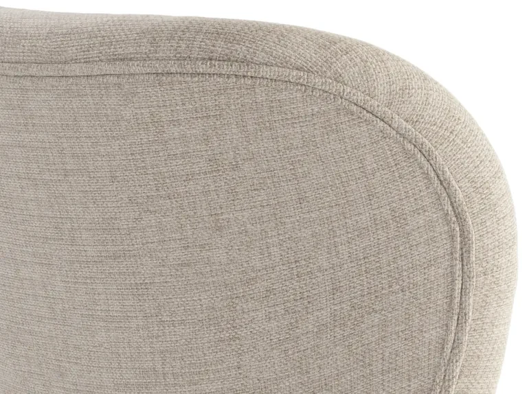 MAZZONI EXPORT ALTEA Bej (material Rio 40)/picioare stejar natural - SCAUN MODERN PENTRU LIVING/SUFRAGERIE/BUCĂTĂRIE/BIROU