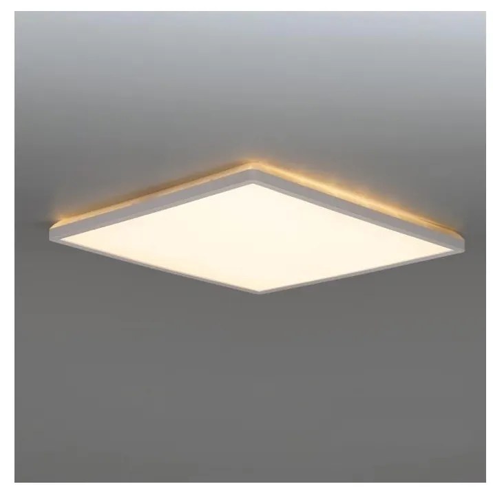 Plafonieră LED cu senzor pentru baie NIVERA LED/12W/230V IP54 22,5x22,5 cm alb + telecomandă