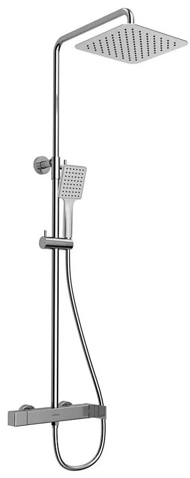 Sapho - Set de duș CUBEMIX cu baterie, crom lucios