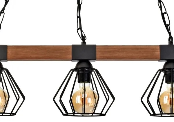 Lustră pe lanț ULF 3xE27/60W/230V