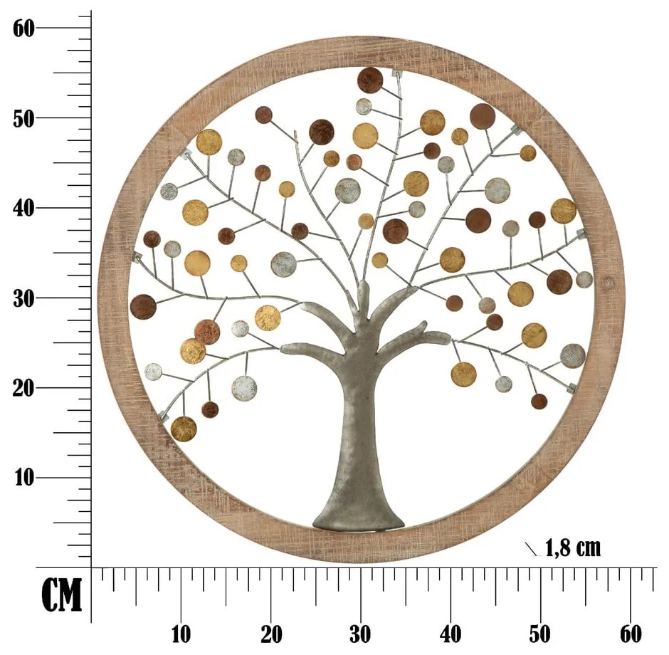 Decorațiune de perete Mauro Ferretti Alberto, ø 61 cm