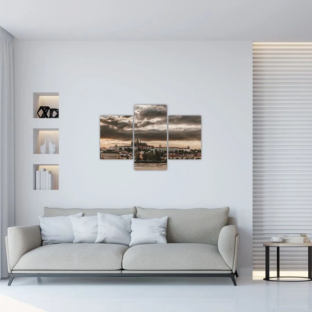 Tablou Castelului Praga în amurg (90x60 cm)