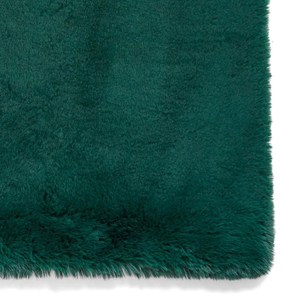 Covor Think Rugs Super Teddy, 120 x 170 cm, verde smarald