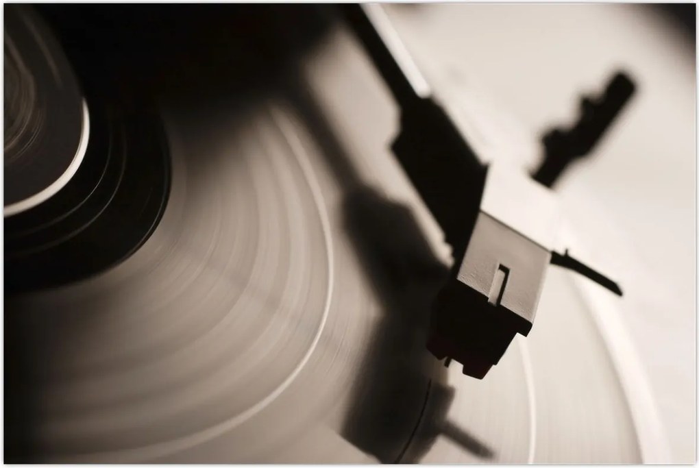 Tablou - Înregistrare gramofonică (90x60 cm)