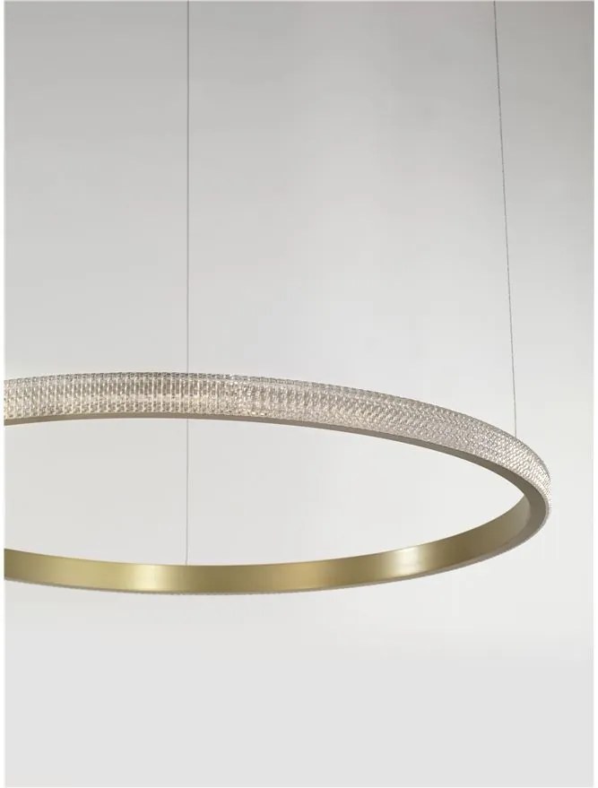 Lustra LED moderna diametru 85cm, Orlando