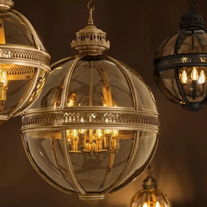 Pendul sferic elegant, design clasic, finisaj antique brass, diam.43cm, Residential M 105608 HZ