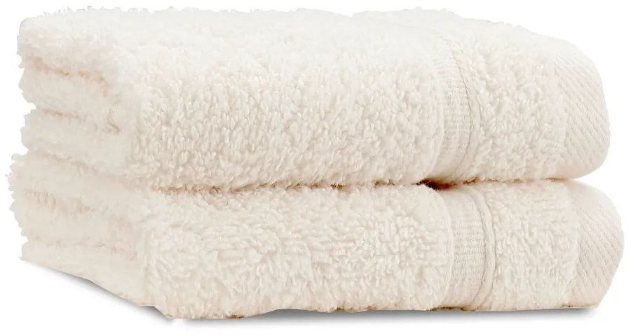 Prosoape crem 2 buc. din bumbac din frotir 30x30 cm Zero Twist – Catherine Lansfield