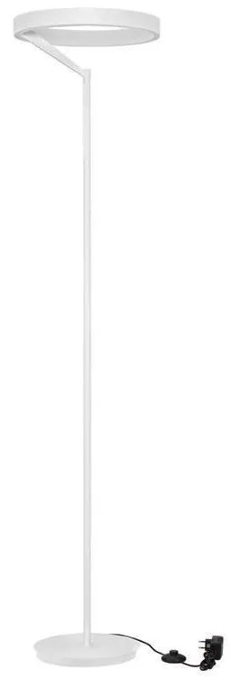 Lampadar circular aluminiu alb LED ADALIZ