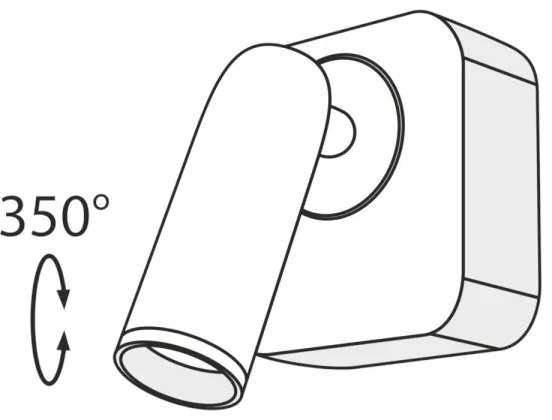 Spot LED de perete Maytoni C039WL-L3B3K MIRAX LED/3W/230V negru