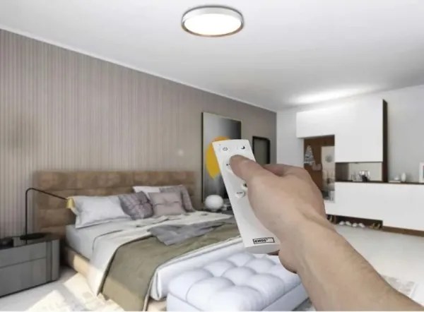 Plafonieră LED reglabilă ILVI LED/45W/230V 2700-6500K Ø 50 cm alb/bej+telecomandă