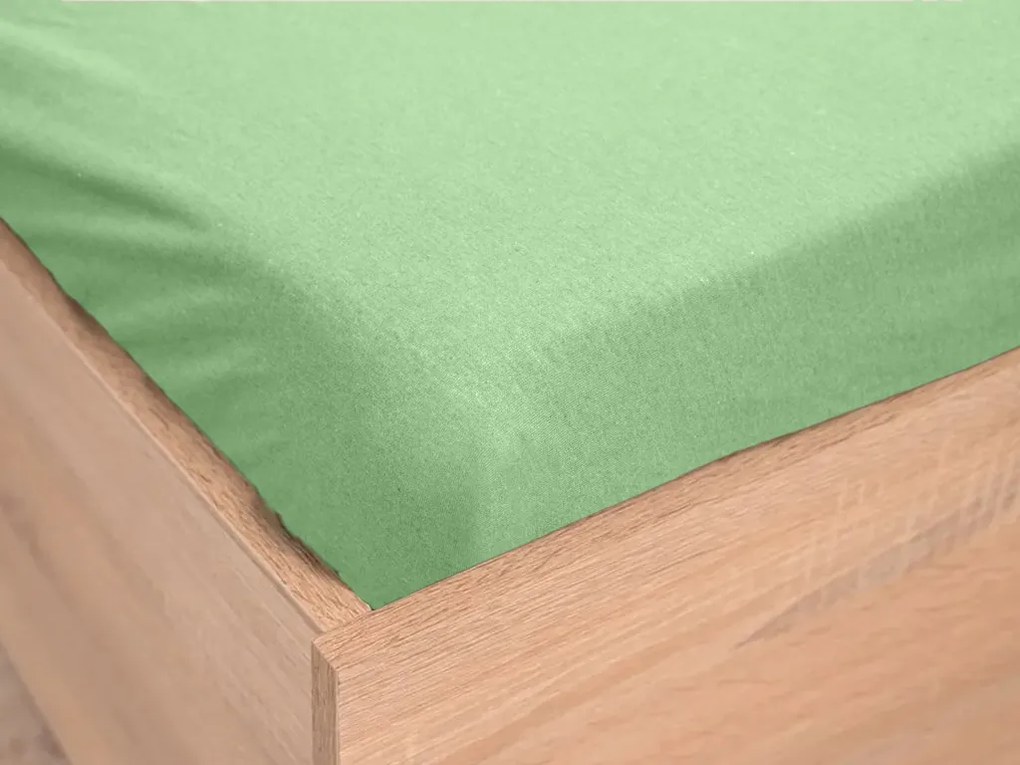 Cearsaf impermeabil JERSEY 70x140 cm, verde