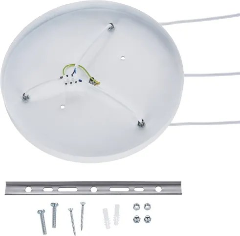 Pendul WABI SABI pe cablu, 3xE27/40W/230V, Ø 76 cm, alb - BRILAGI
