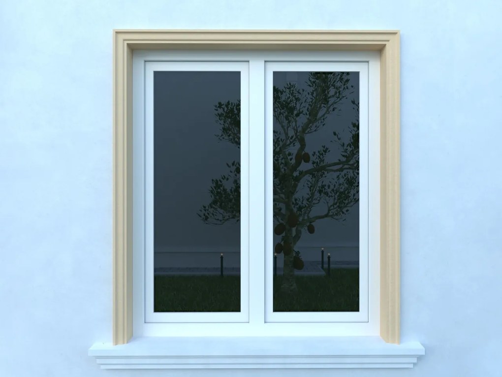 Ancadrament fereastra exterior FP131 dimensiuni 80x40x2000mm