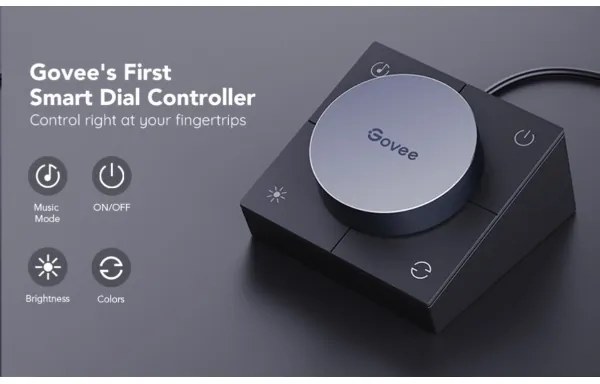 SET 2x panouri Smart Gaming Wi-Fi LED RGBIC Govee + Smart Dual + telecomandă