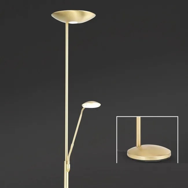 Lampadar LED dimabil stil modern Cobra satin alama