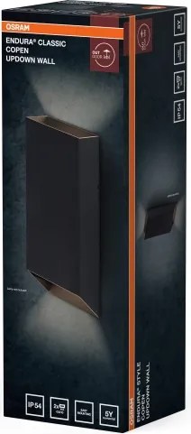 Osram - Aplică de perete pentru exterior ENDURA CLASSIC 2xGU10/5W/230V IP54