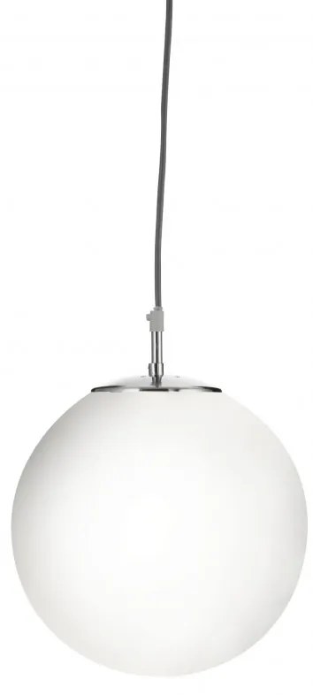 Lustra / Pendul design modern 30cm Atom silver / opal 6077 SRT