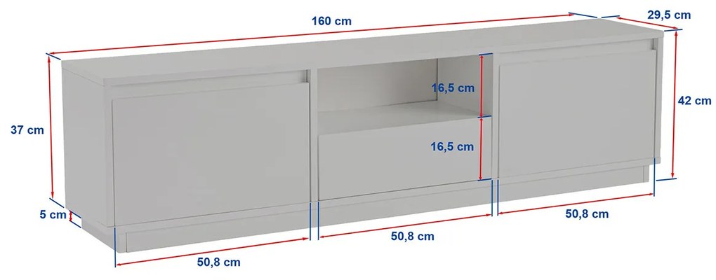 Măsuță TV Vanguard Travertine