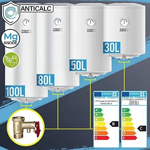 Aquamarin® Încălzitor electric de apă, 100l, 1,5 kW
