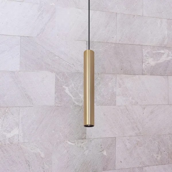 Lustră pe cablu LUNGOMARE 1xGU10/10W/230V auriu