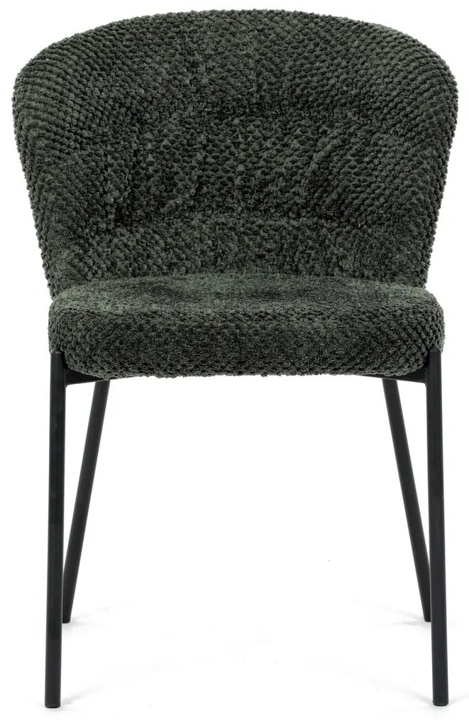 Set de scaune de sufragerie Bouclé CT-W1077 GRN2,4 buc