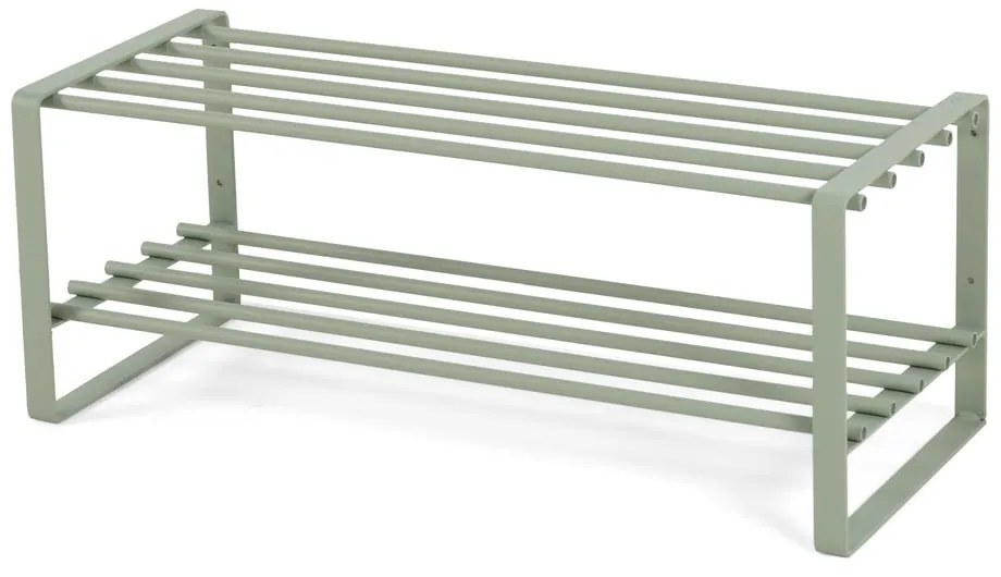 Pantofar verde prăfuit din metal 70x29x27 cm Rex – Spinder Design