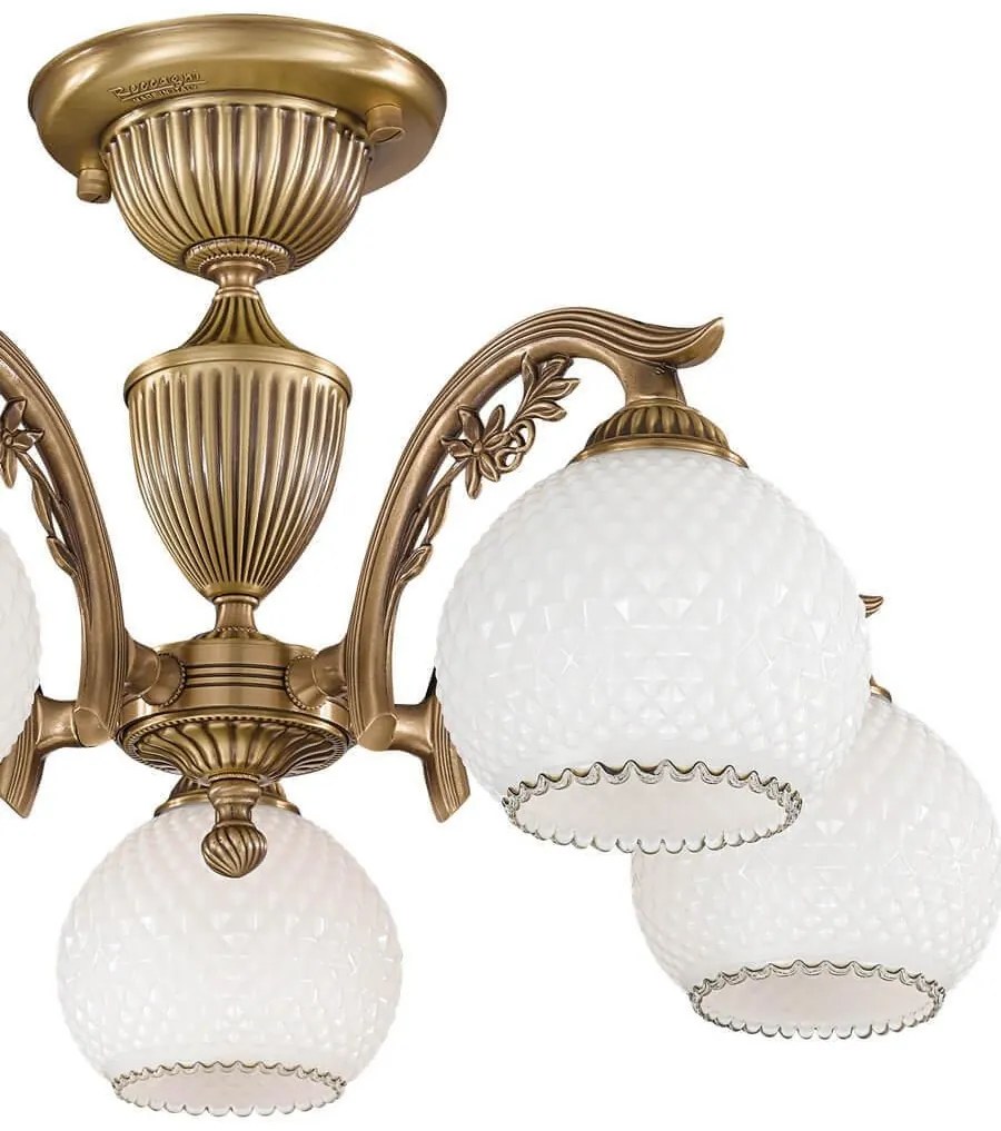 Lustra aplicata clasica din alama design italian 8600