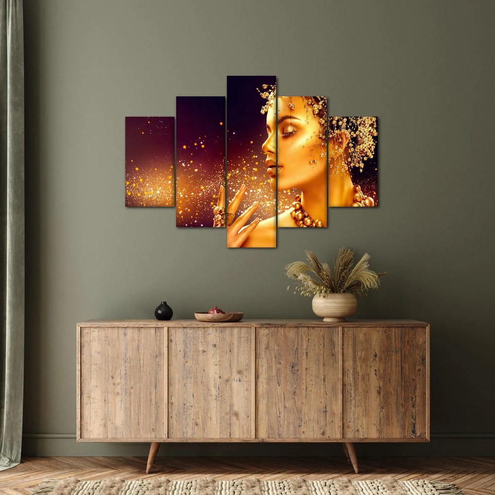 Tablou - Regina de aur (150x105 cm)