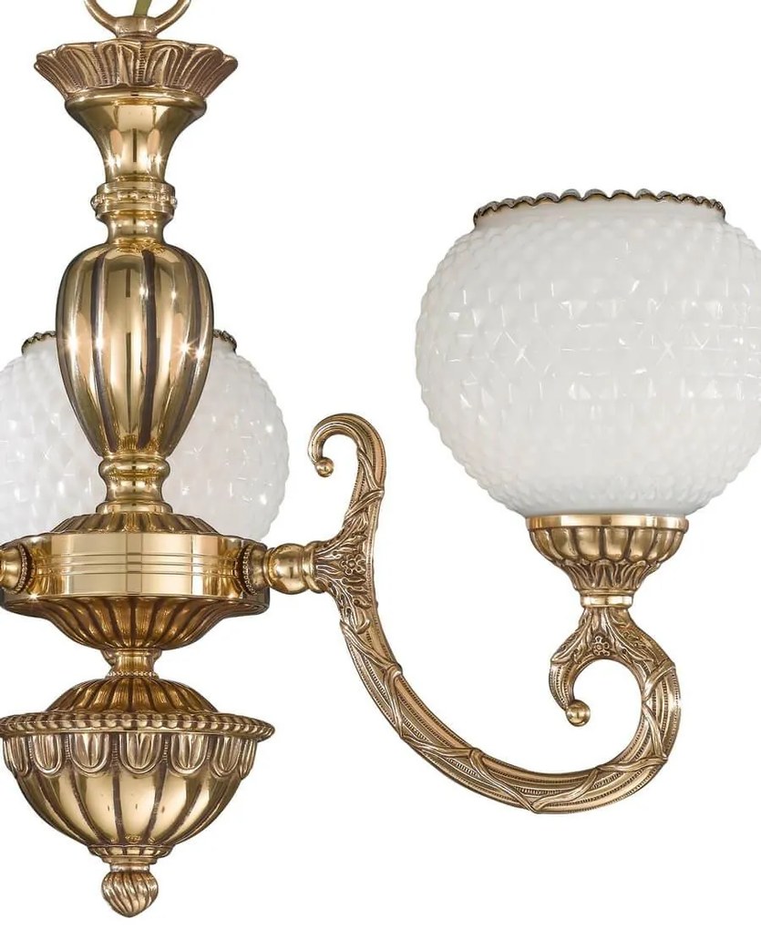 Candelabru din alama cu 3 brate design italian 8550