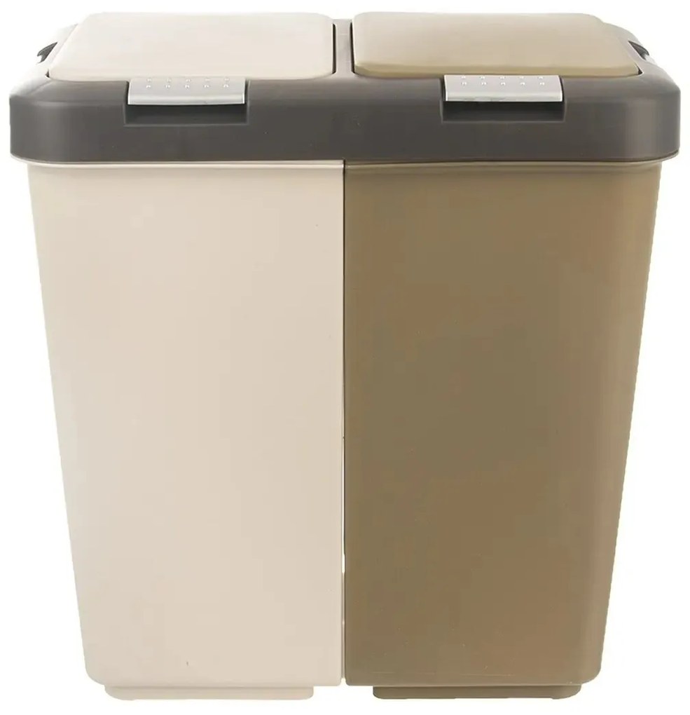 Coș de gunoi Orion DUO DUST, 2 x 20 l, 40 l