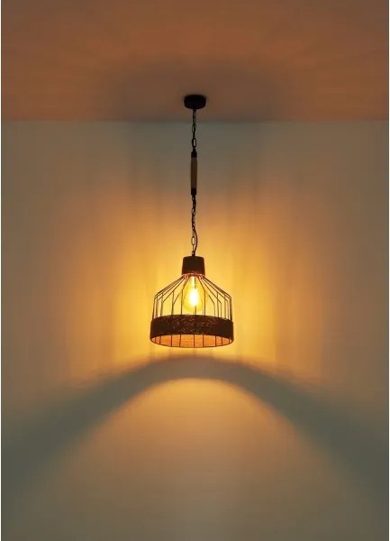 Lustră pe lanț Globo 15674H1 HALIA 1xE27/60W/230V