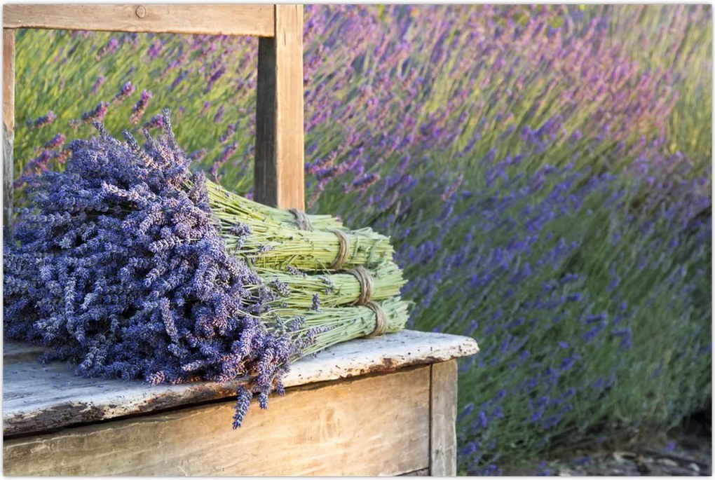 Tablou - Buchețele de lavandă (90x60 cm)