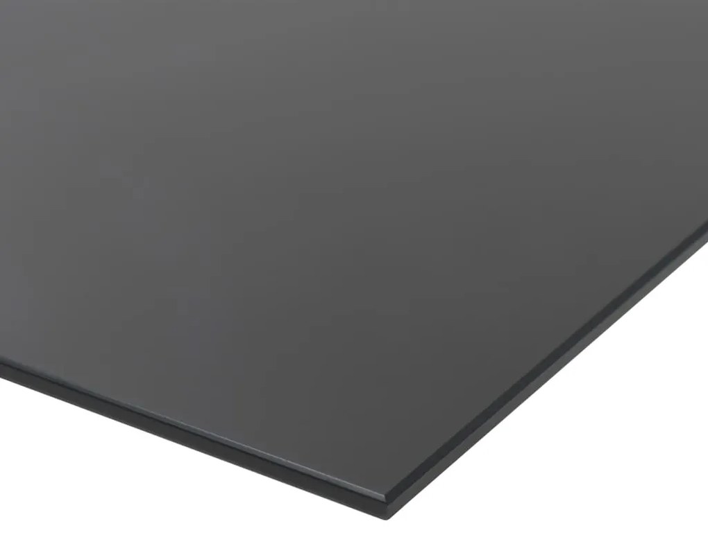 Tabla magnetica de perete, 50 x 30 cm, sticla Negru, 50 x 30 cm