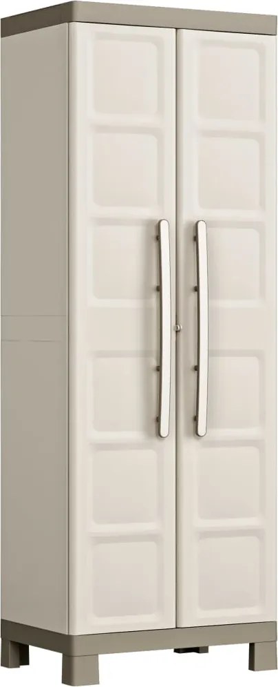 Keter Dulap de depozitare cu rafturi Excellence, bej și taupe, 182 cm