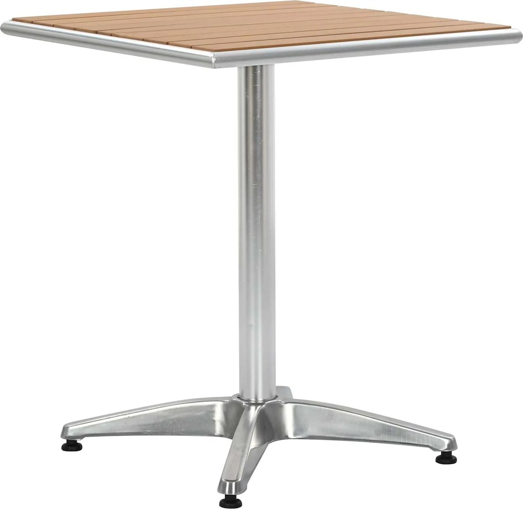 vidaXL masă Argintiu Aluminiu și Plastic