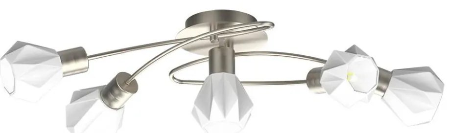 Lustră aplicată Prezent 27512 METIS 5xE14/40W/230V crom mat