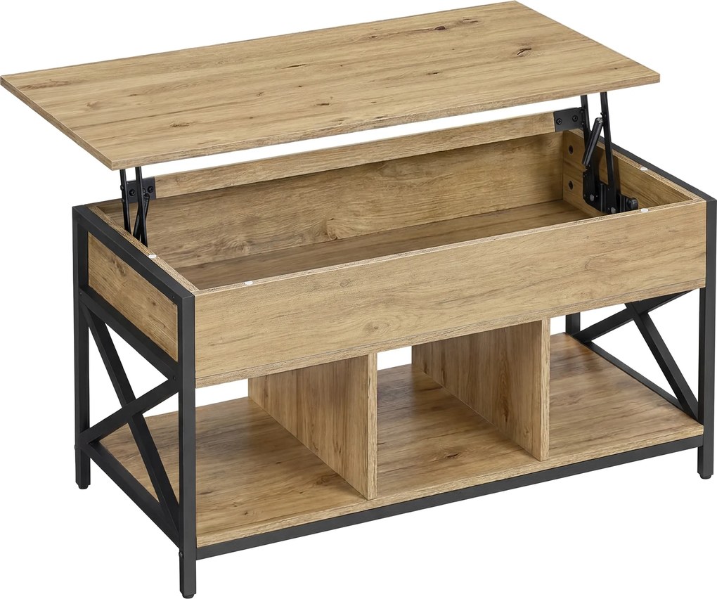 Masuta de cafea TAYLOR ARTISAN cu blat extensibil 100x50 cm