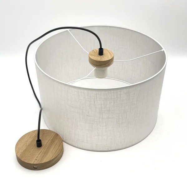 Lustr pe cablu ANTONIO 1xE27/60W/230V stejar